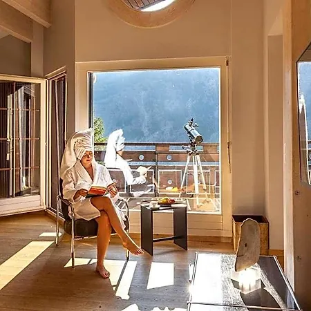 Waldhotel Fletschhorn Private Whole In Saas-fee 360 Alpine Views & Sauna
